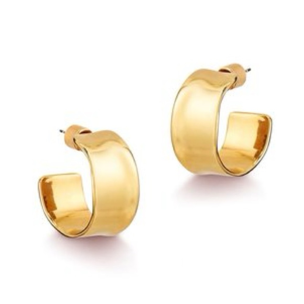 Jenny Bird Ora Hoop Earrings - Gold - Picture 3 of 8
